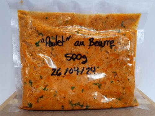 "Poulet" au beurre (sous vide)