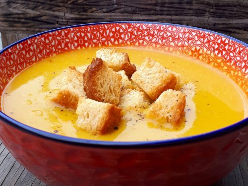 Potage à la courge musquée