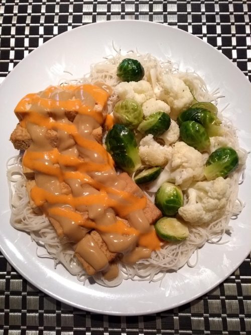 Tofu à la sauce tahini (Repas congelé)