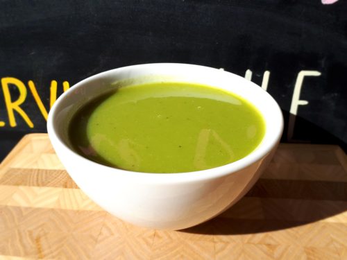 Soupe aux pois verts et épinards (Congelée)