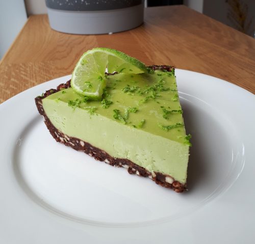 Tarte crue à la lime