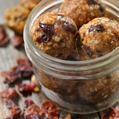 Boules d'énergie aux canneberges (Congelées)