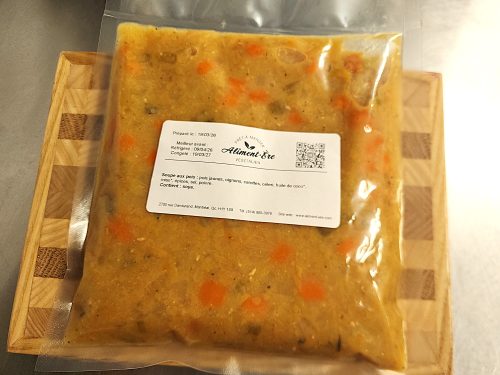 Soupe aux pois (Sous vide)