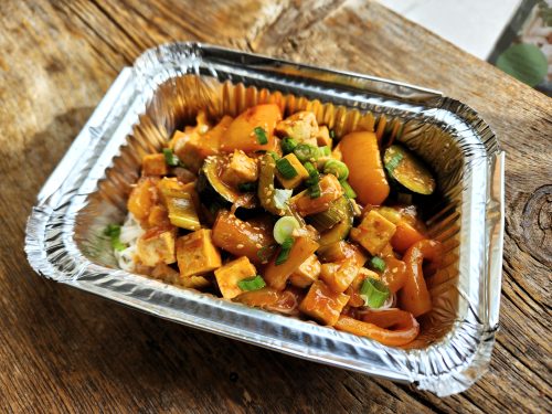 Tofu à l'ananas (Repas congelé)